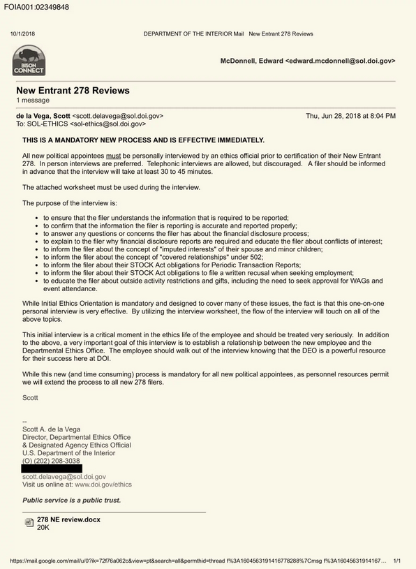 Trump Administration Admits It Has Violated Its Own Ethics Pledge