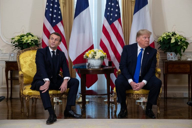Donald Trump, Emmanuel Macron
