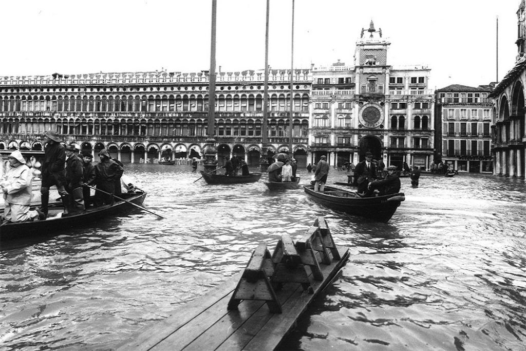 The Highest Flood in Italy This Century in Venice