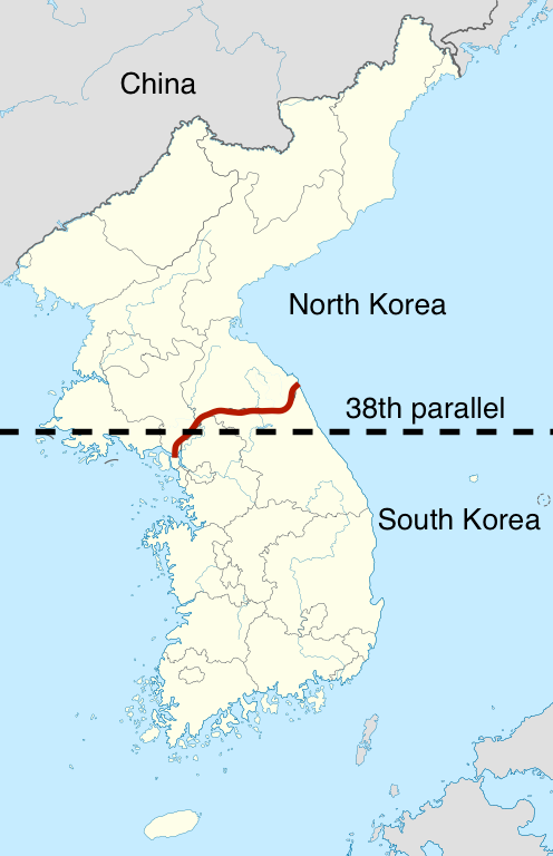 38 параллель корея