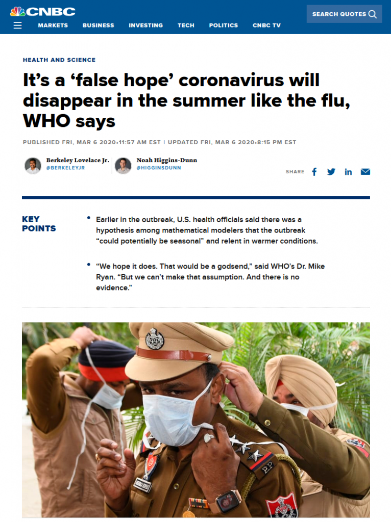 Reading about Coronavirus without Scaring Yourself Too Much (or Too Little)