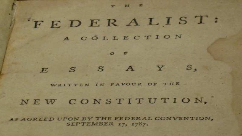 the federalist papers were written by which future president
