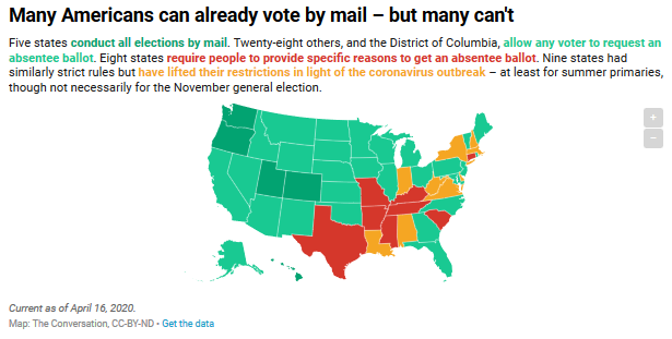 Some States Are More Ready for Mail-In Voting Than Others