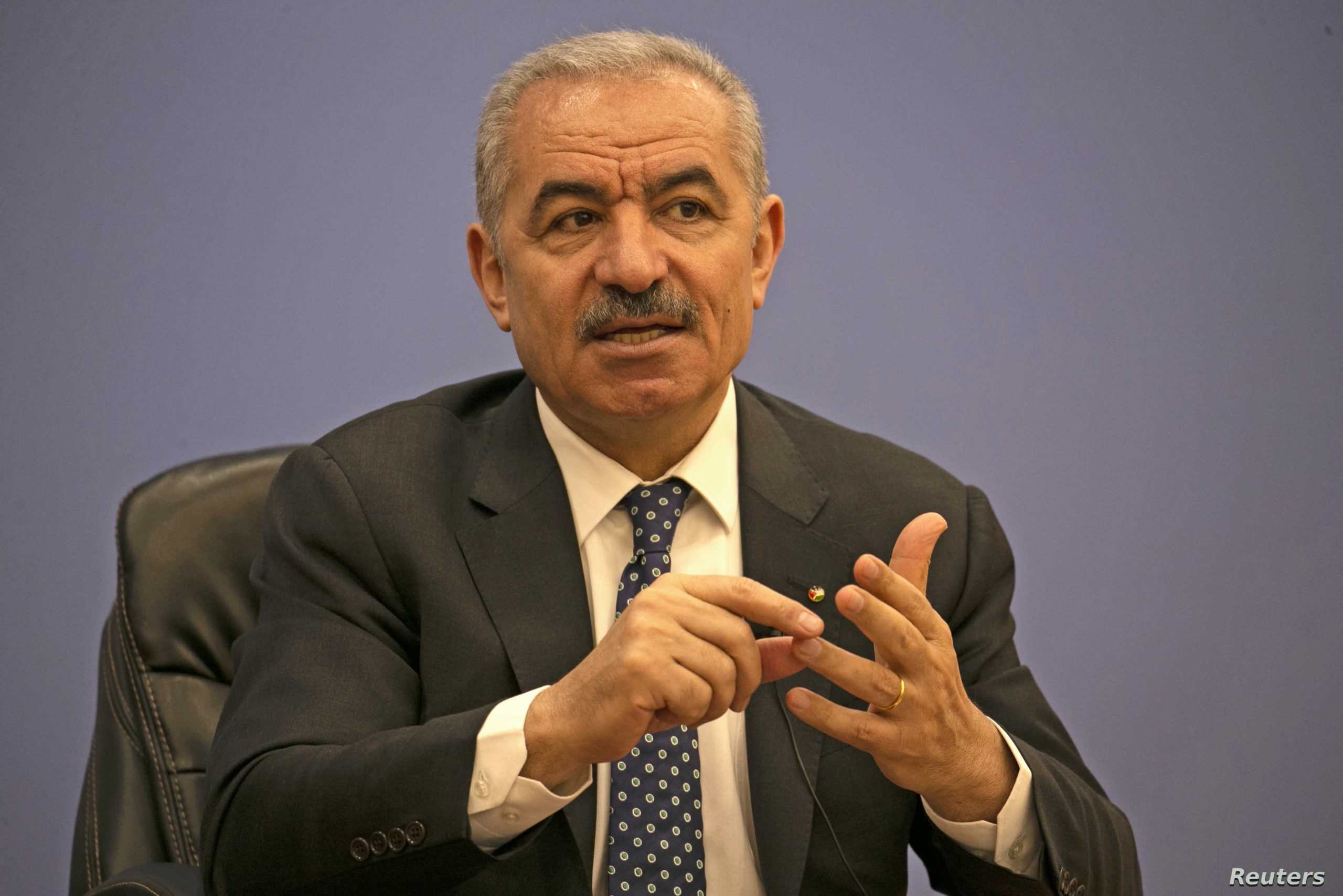 Palestinian Prime Minister Shtayyeh meets with members of the Foreign Press Association in Ramallah