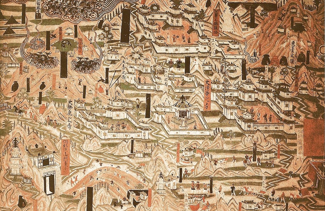 Medieval China Map