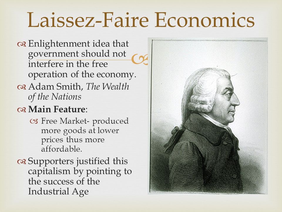 laissez faire gilded age