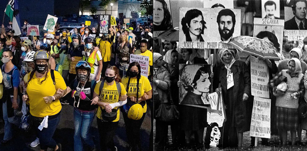 The 'Wall of Moms' Builds on a Long Protest Tradition