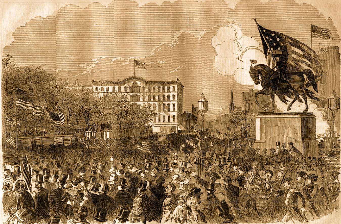 нью йорк 1863 год