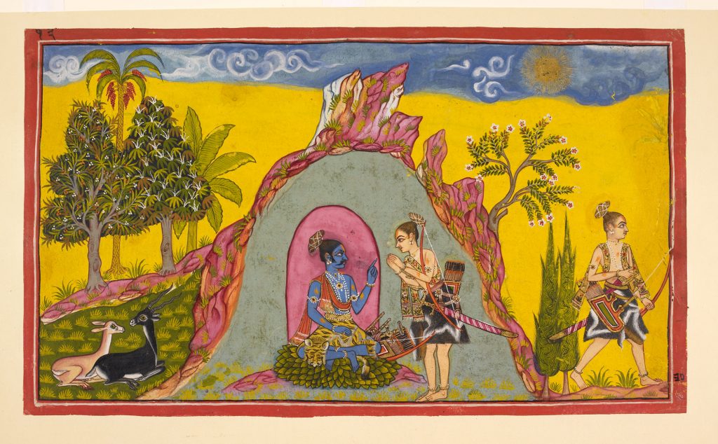 Vedas and More: A History of Sacred Texts in Hinduism 17 Rāma and Lakṣmaṇa on mount Prasravaṇa