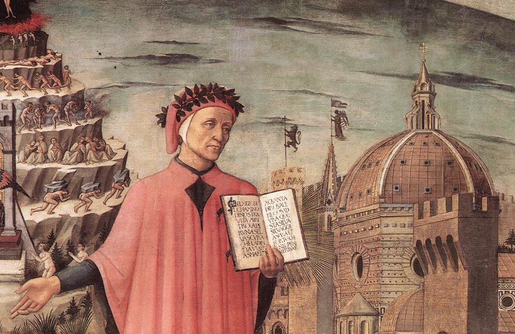 Ideal Gift. Dante and his poem the 'Divine Comedy' Fine Art Mug/Cup Michelino 