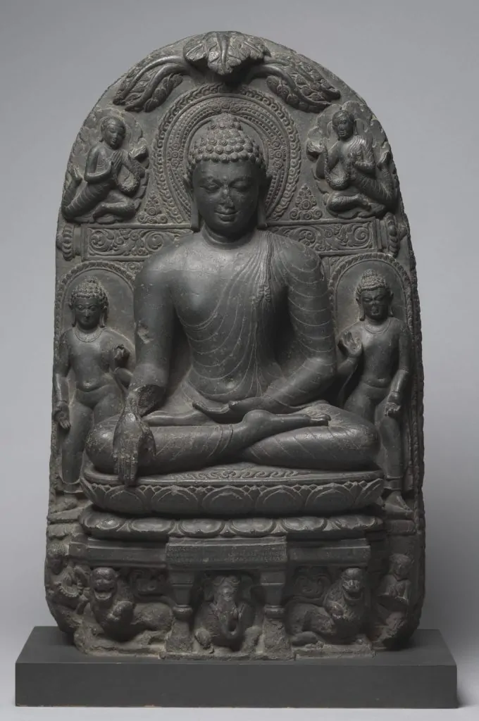 Buddha calling on the earth to witness, 9th century, Bihar, India