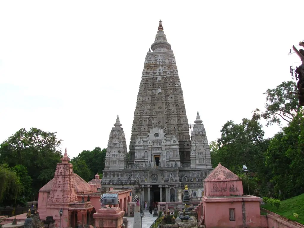 Mahabodhi Temple today, Bodh Gaya, Bihar, India