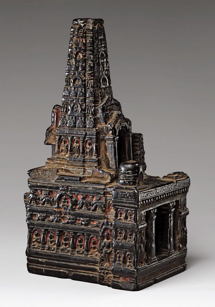 Model of the Mahabodhi Temple, 11th–12th century, Bihar, India