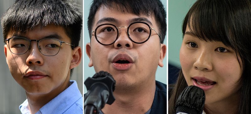 Hong Kong Activists Sentenced for Roles in Anti-Government Protest