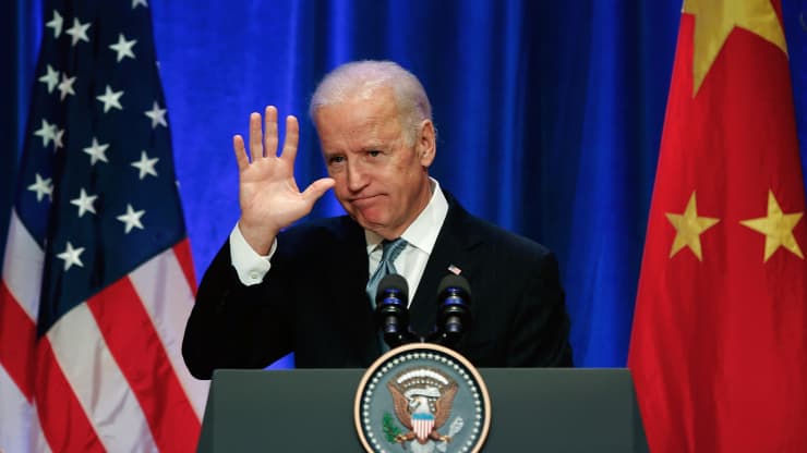 Biden: Trump's Tariffs on China Will Stay for Now