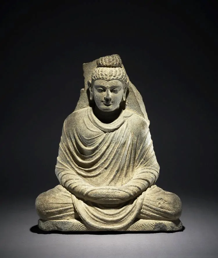 An iconic form of the Buddha, 2nd–3rd century C.E., Kushan period