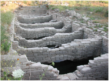 Central cistern on island of Delos.
