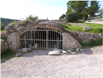 Byzantine cistern at the base of the Acropolis of Athens.