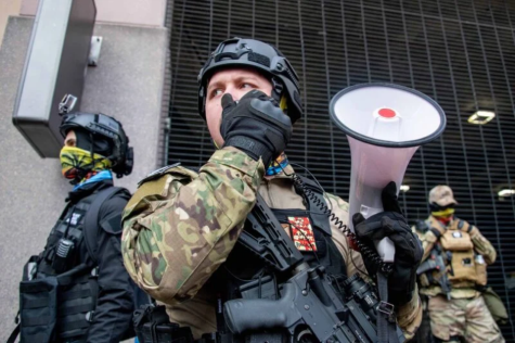 The Boogaloo Bois Have Guns, Criminal Records, and Military Training