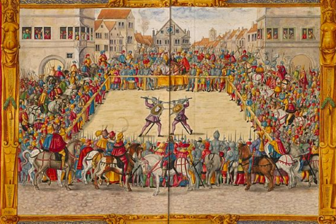 The Duel between Guy of Steenvoorde and Iron Herman 