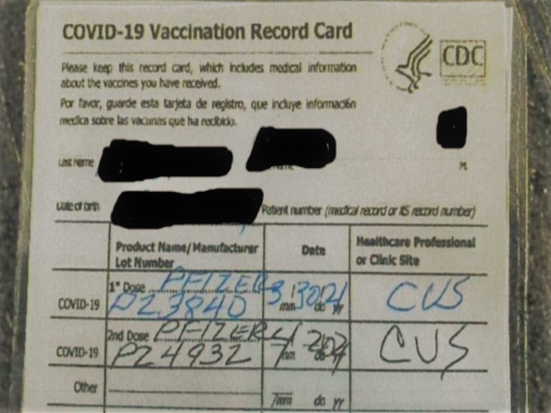 Forging a Vaccination Card Is a Crime with Penalties - Brewminate: A ...