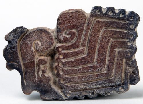 Jama-Coaque Ceramics from Ancient Ecuador 15 Flat stamp, 0–400 C.E., Jama-Coaque culture, Ecuador