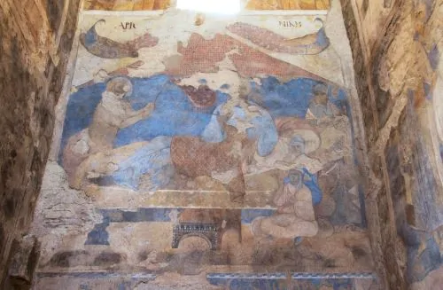 Islamic wall fresco