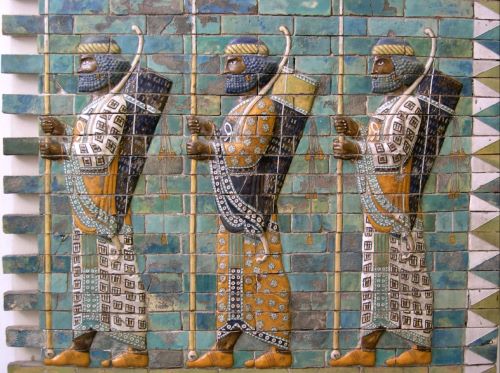 Seven-Colored ('Haft Rang') Tiles of Ancient and Medieval Persia 12 Persian Archers at Darius' palace at Susa