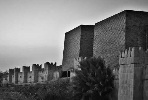 The reconstructed Mashki Gate of Nineveh (since destroyed by ISIL)