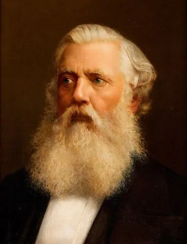 Portrait of Austen Henry Layard, British politician, diplomat and archaeologist (1817-1894)