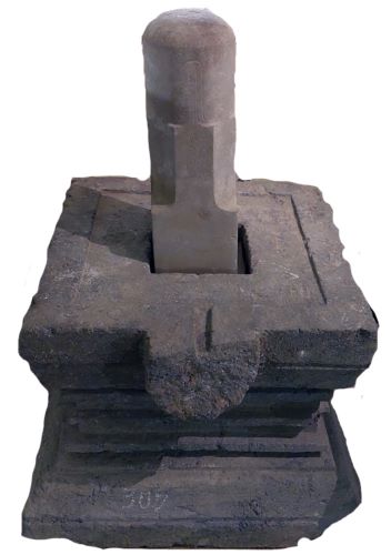 The Ascending Terraces of Sukuh, a Mountain Buddhist Sanctuary 28 The phallic linga is erected on a yoni as its foundation, c. 8th century