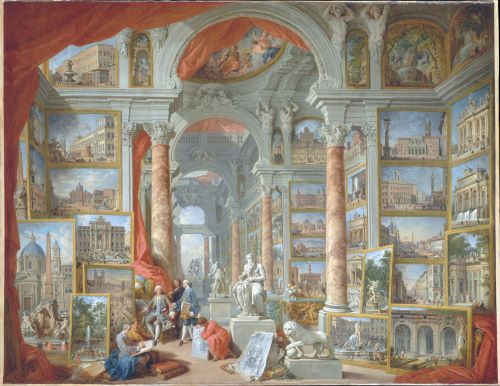 Obelisks: Reaching for the Sky in Ancient Roman Architecture 19 Giovanni Paolo Panini, Modern Rome, 1757