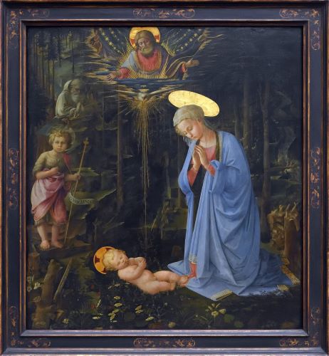 Filippo Lippi, The Adoration in the Forest, 1459