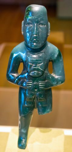 Chalchihuitl: Jade, Sacred Power, Trade, and Status in Ancient Mesoamerica 5 A polished jade figurine from the Olmec civilization of Mesoamerica