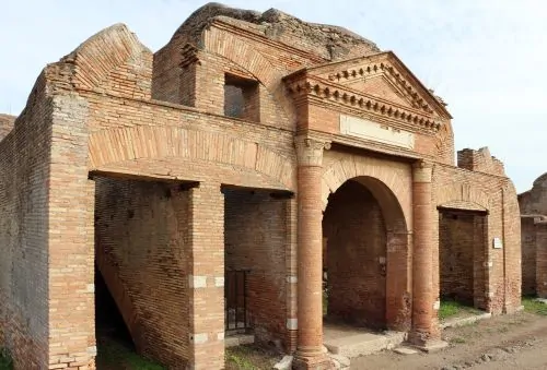 The Horrea Epagathiana et Epaphroditiana, a horreum in Ostia built c.145-150 AD