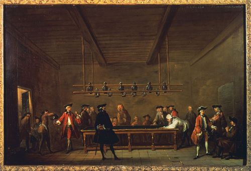 Vacations, Drinks, and Games: Entertainment in Early Modern North American New France 20 A game of billiards