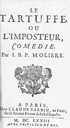 Vacations, Drinks, and Games: Entertainment in Early Modern North American New France 27 Tartuffe, or the Impostor