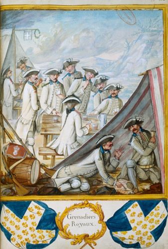 Vacations, Drinks, and Games: Entertainment in Early Modern North American New France 33 Grenadiers with Card and Dice