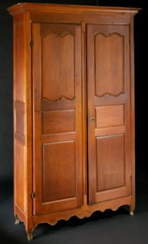 Walnut armoire made by Jean Baptiste Ortes, ca. 1765