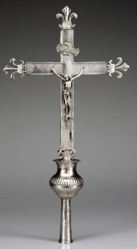 Processional cross, ca. 1771-1819, by François Ranvoyzé