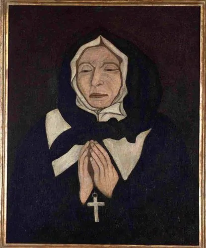 The Real Portrait of Marguerite Bourgeoys, 1700, painted by Pierre Le Ber