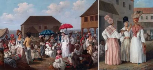 Agostino Brunias, Linen Market, Dominica, c. 1780