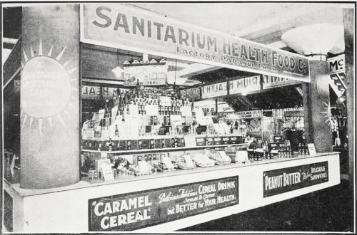 Photograph of a shopfront for Sanitarium Health Food Company, Auckland, ca.1920