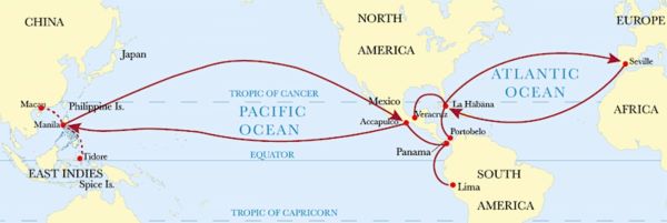 Routes of the Manila Galleon trade
