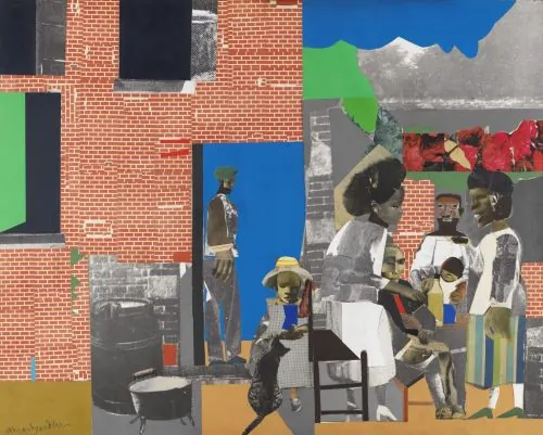 Romare Bearden, Sunday After Sermon, 1969