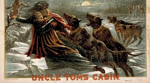Eliza's escape across the Ohio River, which is filled with "great cakes of floating ice," is among the most dramatic moments in Uncle Tom's Cabin