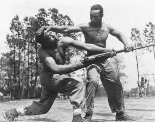 Unarmed combat training Marine Corps Base Montford Point