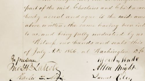1866 Treaty Dawes Commission