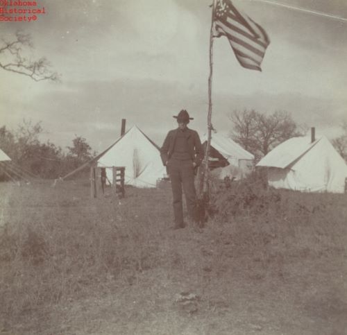 Dawes Commission camp at Ardmore, Chickasaw Nation, circa 1900
