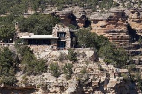 Lookout Studio in Grand Canyon Village, Arizona designed by Mary Jane Colter